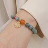 Burma Jade Flower Bracelet