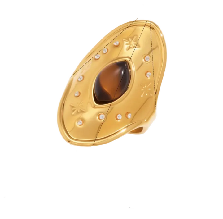 Thalia – Geometric Adjustable Ring