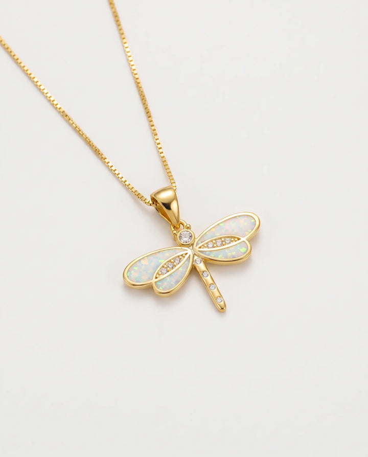 Alina – Dragonfly Pendant Necklace