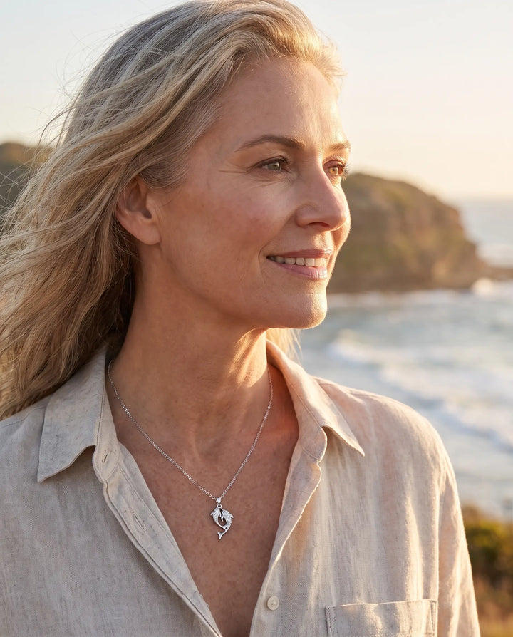 Camille  – Dolphin Pendant Necklace