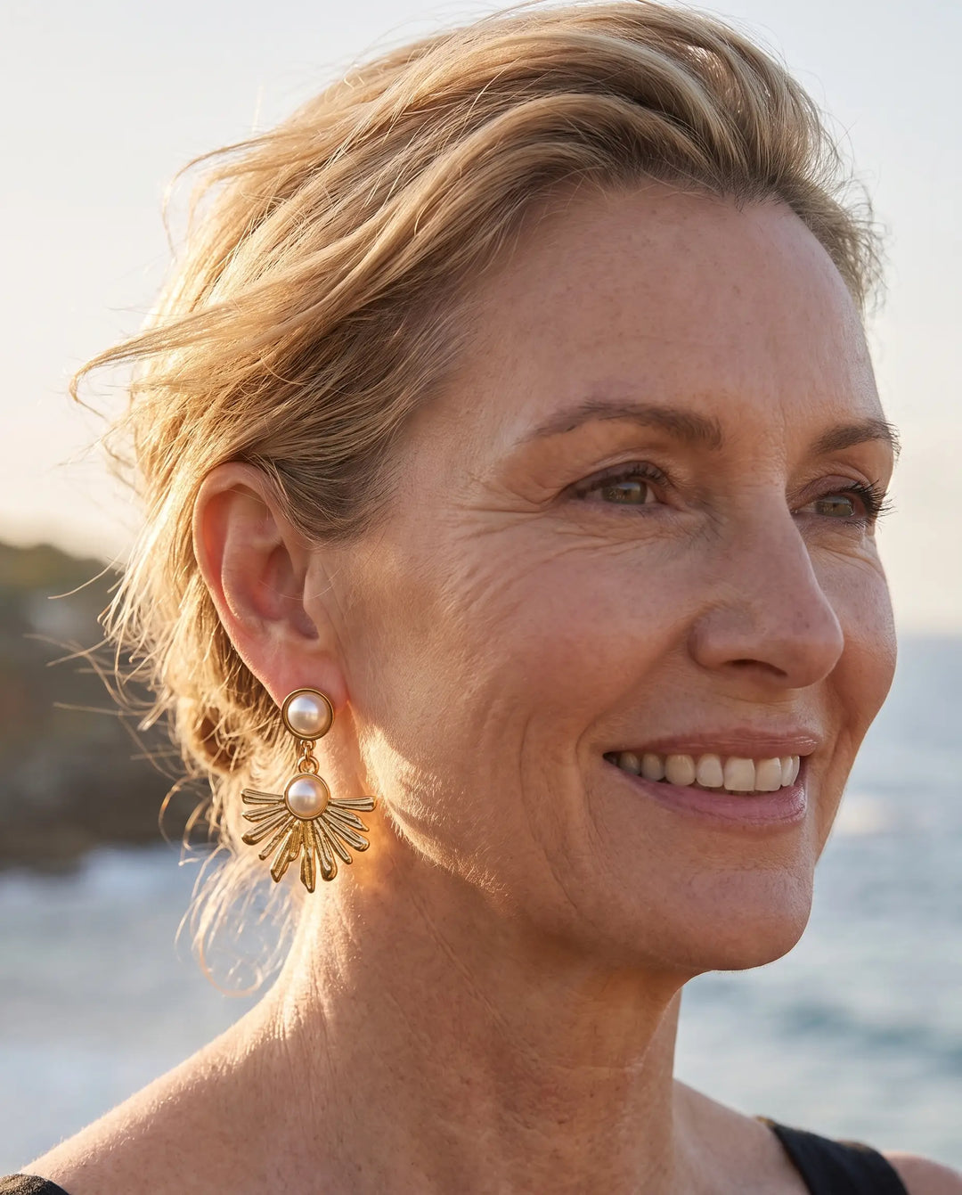Eveline – Pearl Drop Earrings