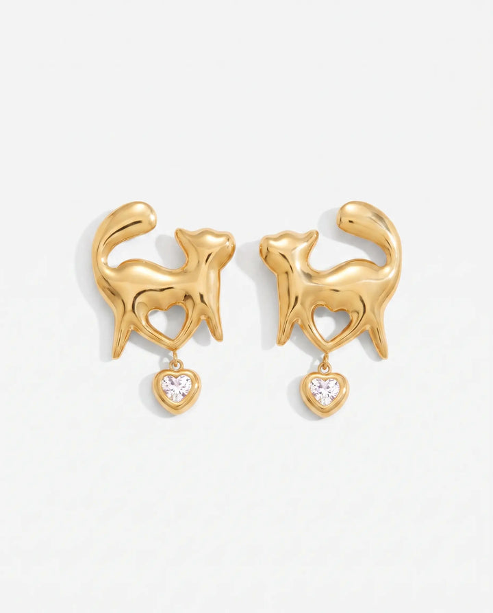 Naomi – Cat -Shaped Earrings