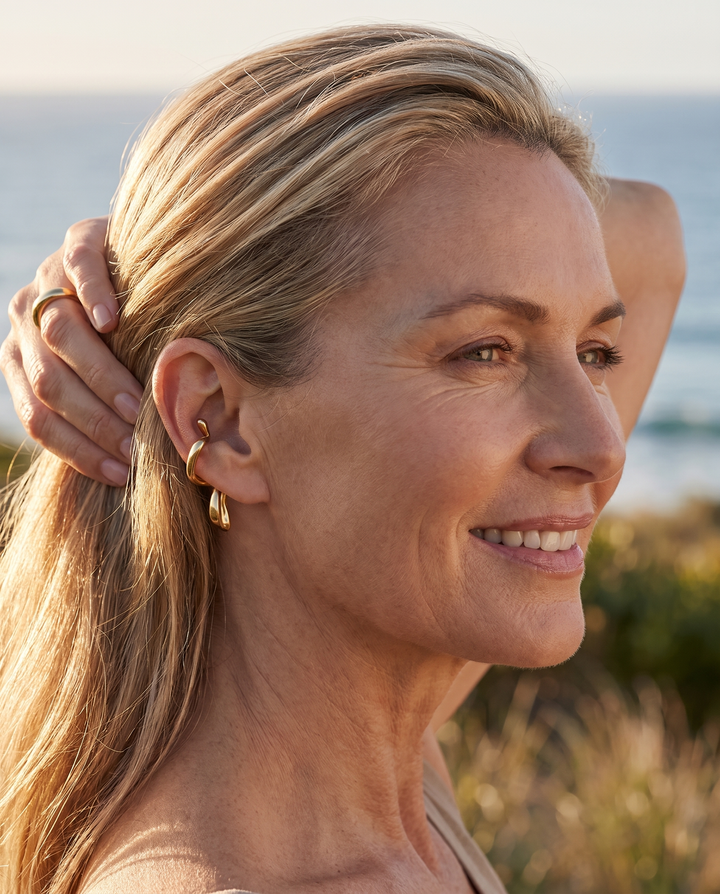 Iris – Modern Geometric Ear Cuff
