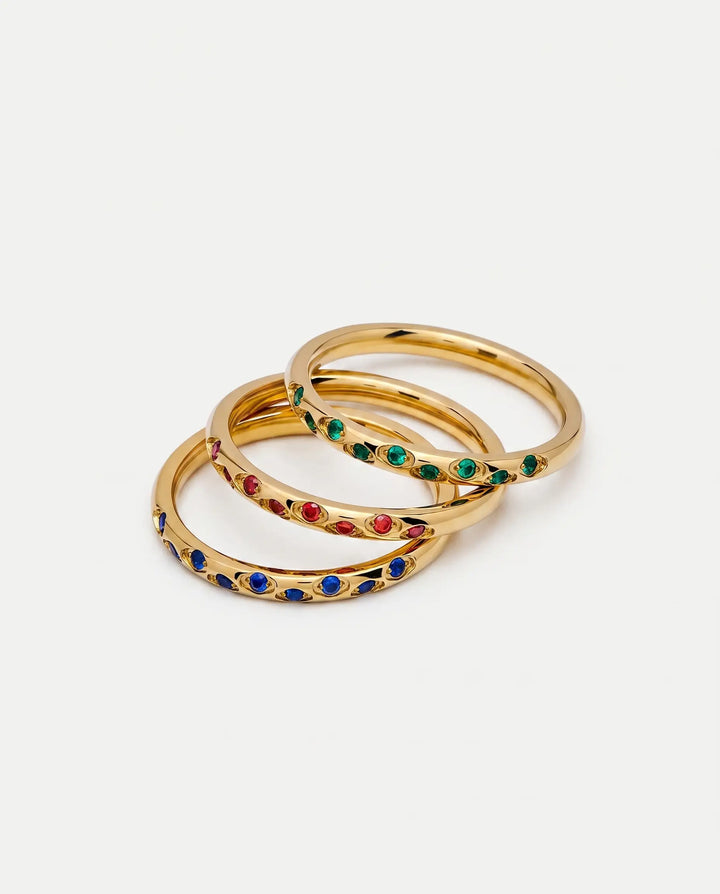Isolde – Stackable Ring With Geometric Design
