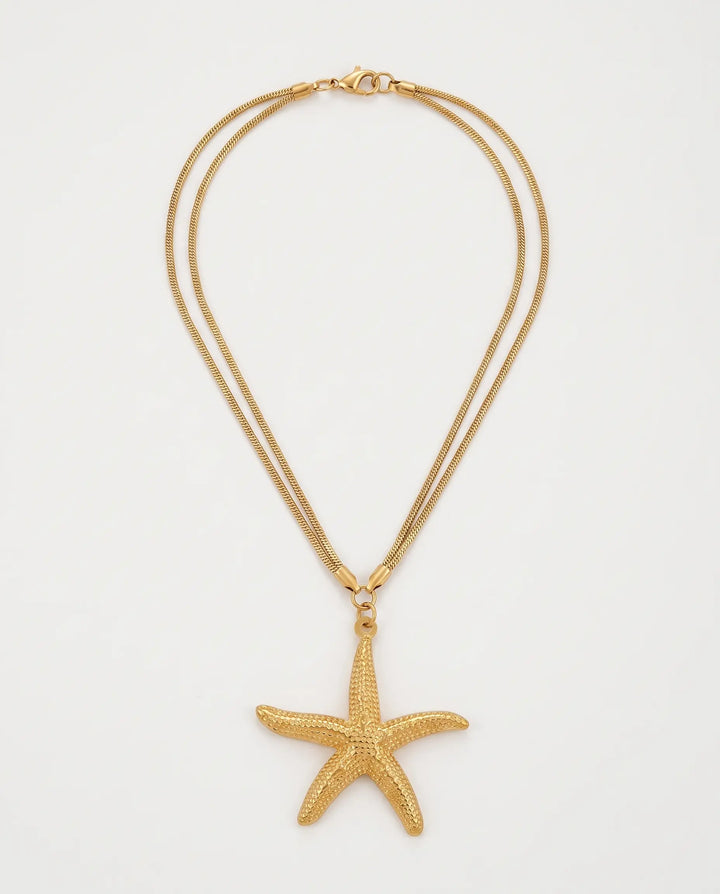 Matilda – Double Layer Starfish Necklace