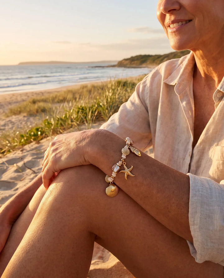 Petra – Shell Geometry Bracelet
