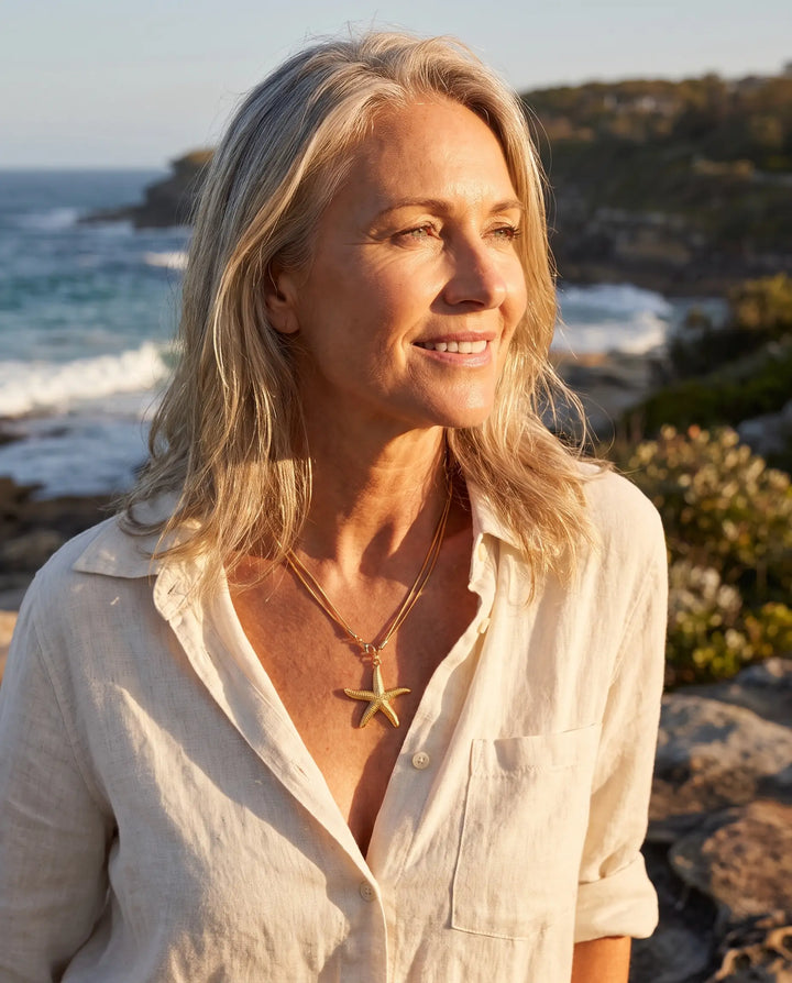 Matilda – Double Layer Starfish Necklace