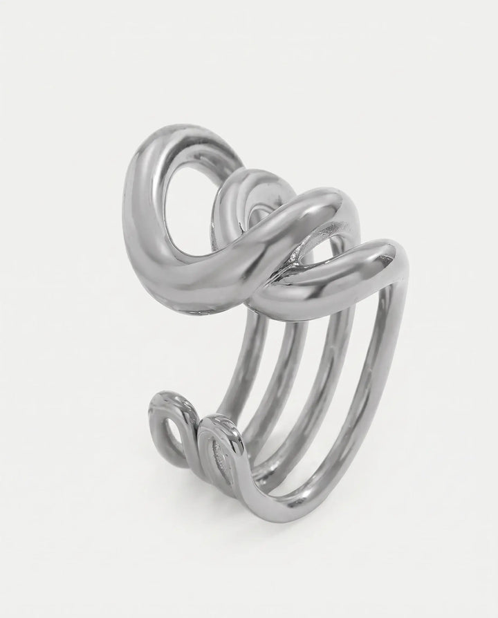 Kaia – Geometric Band Ring