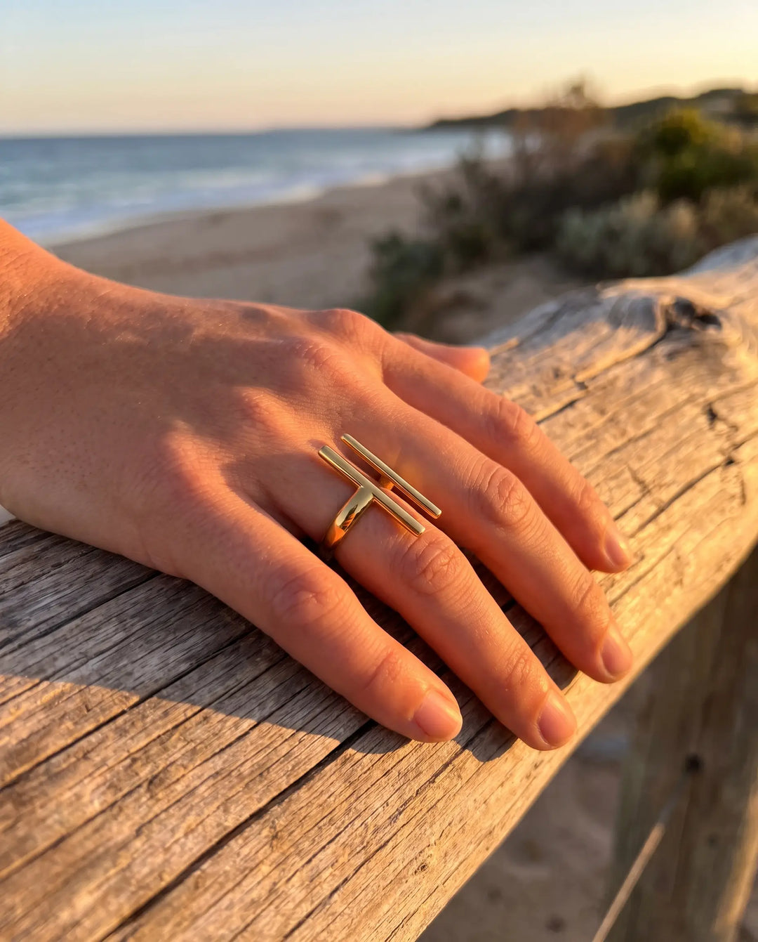 Ophelia – Geometric Open Ring