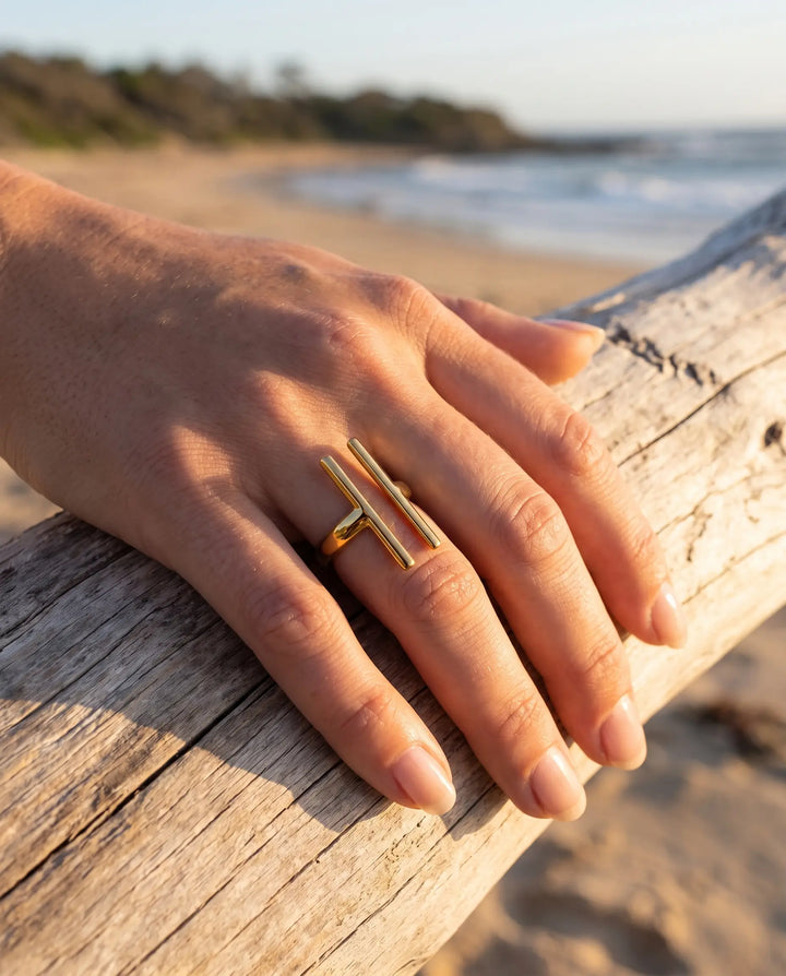 Ophelia – Geometric Open Ring