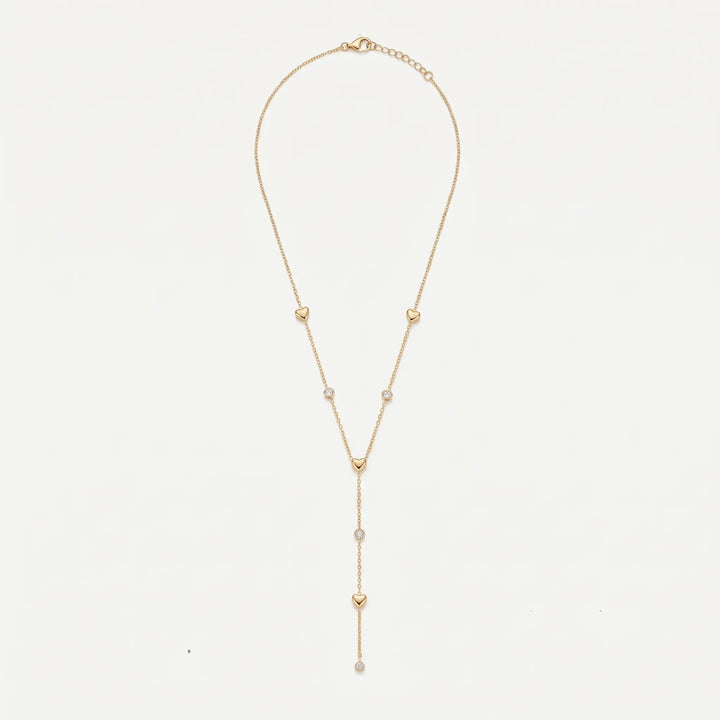 Renata – Long Tassel Heart Necklace